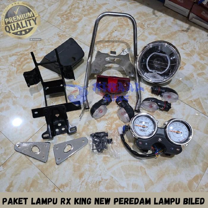 paket lampu depan reflektor lampu belakang sein begel behel ...