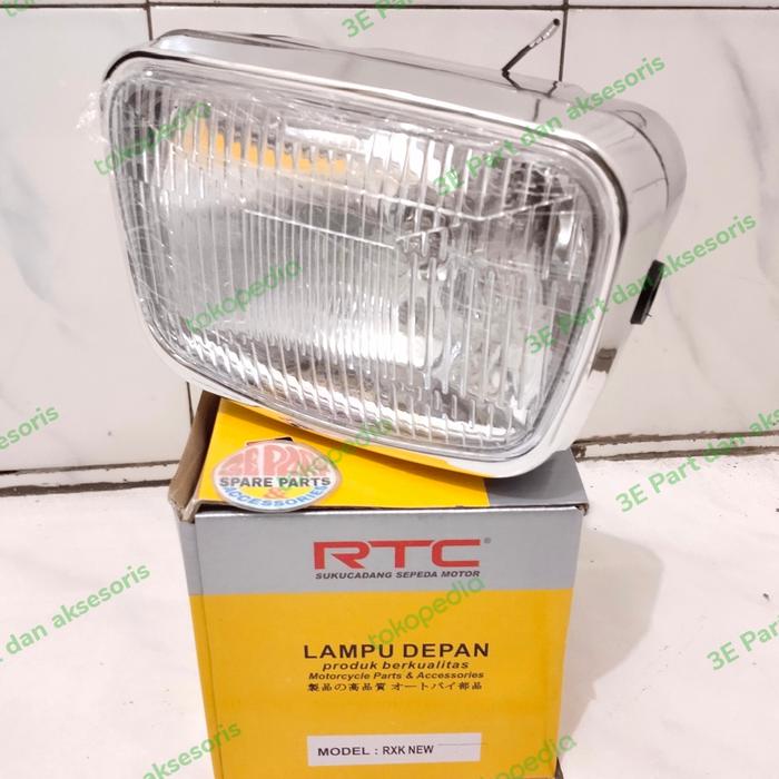 Reflektor RX King New Oval Chrome Head lamp Depan