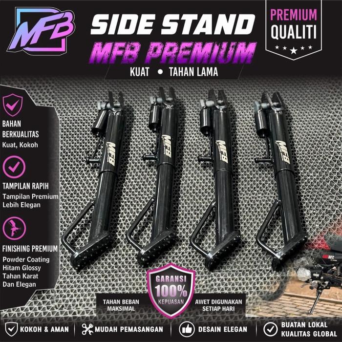 STANDAR SAMPING MFB RXKING TINGGI 28CM RING 18 SET BAUT DAN PER KUAT TEBAL (LASER)